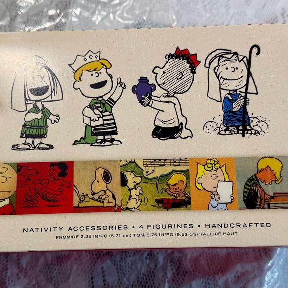 Hallmark Peanuts Gallery Nativity Collection 11 Piece Handcrafted Set - Not Used - Picture 10 of 14